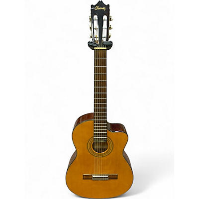 Used Ibanez GA6CE Natural Classical Acoustic Guitar