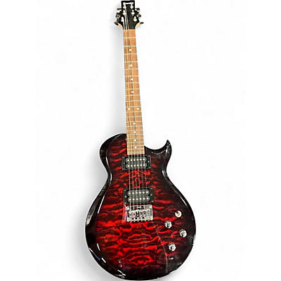 Used Ibanez GART50Q Trans Red Solid Body Electric Guitar
