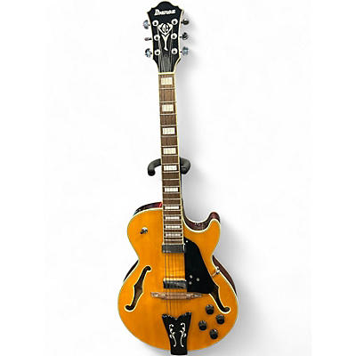 Used Ibanez GB 10EM Butterscotch Hollow Body Electric Guitar
