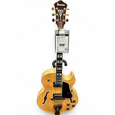 Used Ibanez GB Natural Hollow Body Electric Guitar