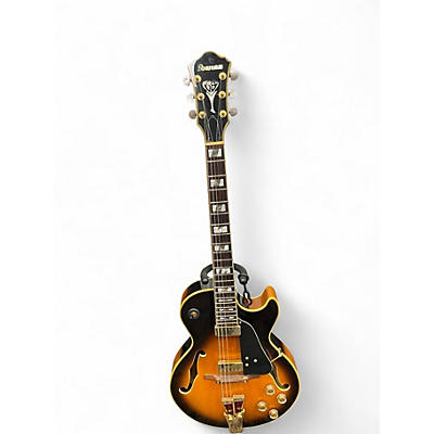 Used Ibanez GB10 Sunburst Hollow Body Electric Guitar