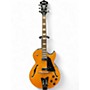 Used Ibanez GB10EM Amber Hollow Body Electric Guitar Amber