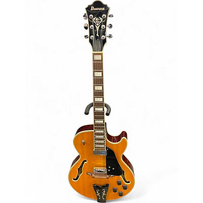 Used Ibanez GB10EMAA5B01 GOLDEN ROD Hollow Body Electric Guitar