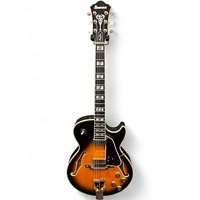 Used Ibanez GB10SE  Vintage Sunburst Hollow Body Electric Guitar