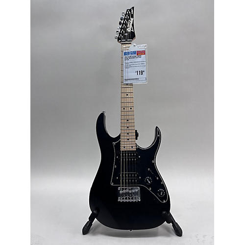 Ibanez Used Ibanez GDTM21 Mikro Black Solid Body Electric Guitar Black