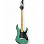 Used Ibanez GDTM21 Mikro Metallic Light Green Solid Body Electric Guitar Metallic Light Green