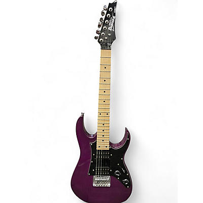 Used Ibanez GDTM21 Mikro Purple Solid Body Electric Guitar