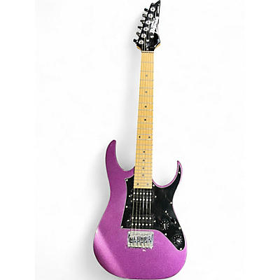 Used Ibanez GDTM21 Mikro Purple Solid Body Electric Guitar