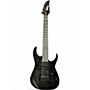 Used Ibanez GIO 7-Sting Black Solid Body Electric Guitar Black
