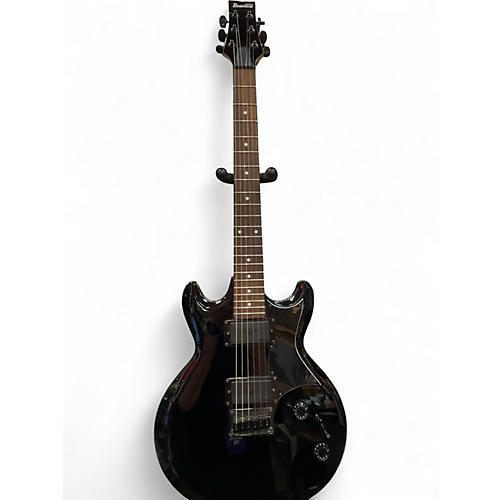 Used Ibanez GIO DOUBLE CUT Black Solid Body Electric Guitar Black