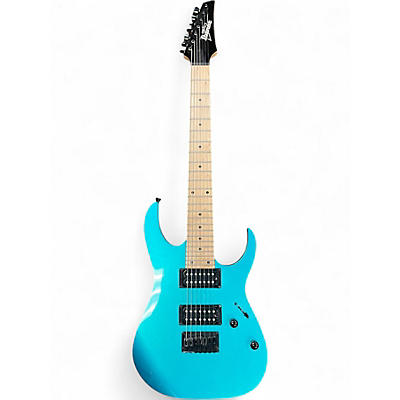 Used Ibanez GIO GRG7221 7 string Blue Solid Body Electric Guitar