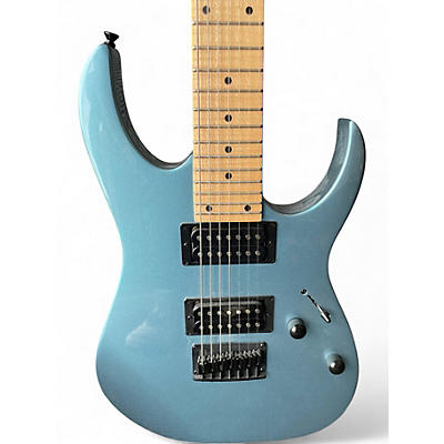 Used Ibanez GIO GRG7221M METTALIC LIGHT BLUE Solid Body Electric Guitar