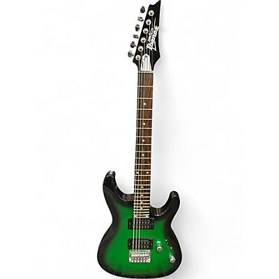 Used Ibanez GIO HH GREEN BURST Solid Body Electric Guitar
