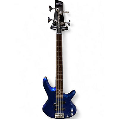 Used Ibanez GIO MICRO SOUNDGEAR Blue Electric Bass Guitar