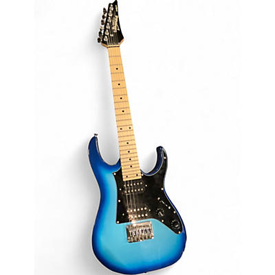 Used Ibanez GIO MIKRO Blue Burst Solid Body Electric Guitar