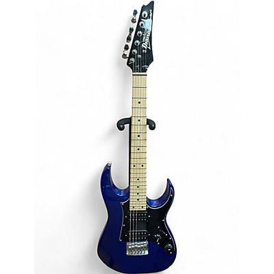 Used Ibanez GIO Mikro Blue Sapphire Solid Body Electric Guitar