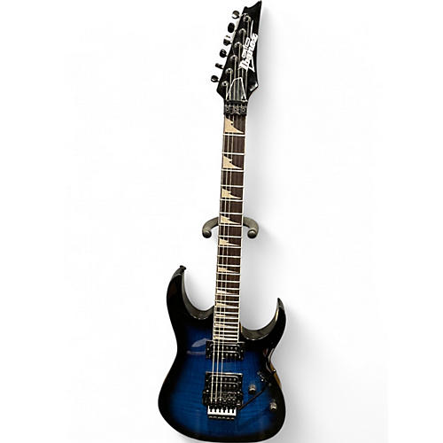 Used Ibanez GIO RG320 Transparent Blue Sunburst Solid Body Electric Guitar Transparent Blue Sunburst