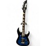 Used Ibanez GIO RG320 Transparent Blue Sunburst Solid Body Electric Guitar Transparent Blue Sunburst