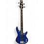 Used Ibanez GIO SHORT SCALE Blue Electric Bass Guitar Blue