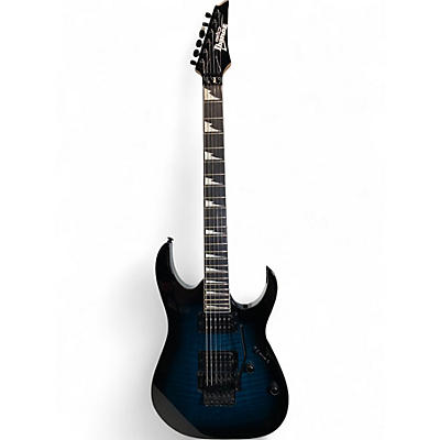 Used Ibanez GIO Series RG320 Transparent Blue Sunburst Solid Body Electric Guitar