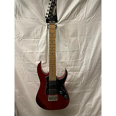 Ibanez Used Ibanez GRG MIKRO Candy Apple Red Solid Body Electric Guitar