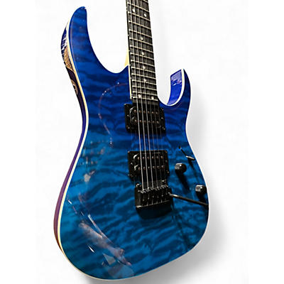 Used Ibanez GRG120 Blue Burst Solid Body Electric Guitar