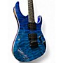 Used Ibanez GRG120 Blue Burst Solid Body Electric Guitar Blue Burst
