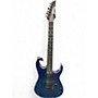 Used Ibanez GRG120 Quilted blue Solid Body Electric Guitar Quilted blue