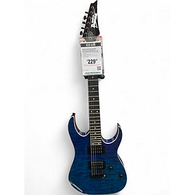 Used Ibanez GRG120QASP Trans Blue Gradation Solid Body Electric Guitar