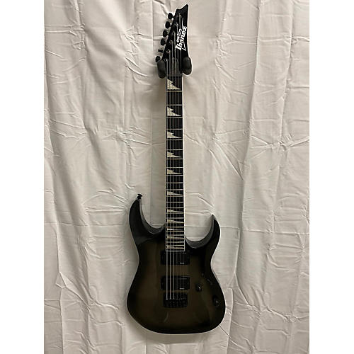 Ibanez Used Ibanez GRG121DX Metallic Gray Sunburst Solid Body Electric Guitar Metallic Gray Sunburst