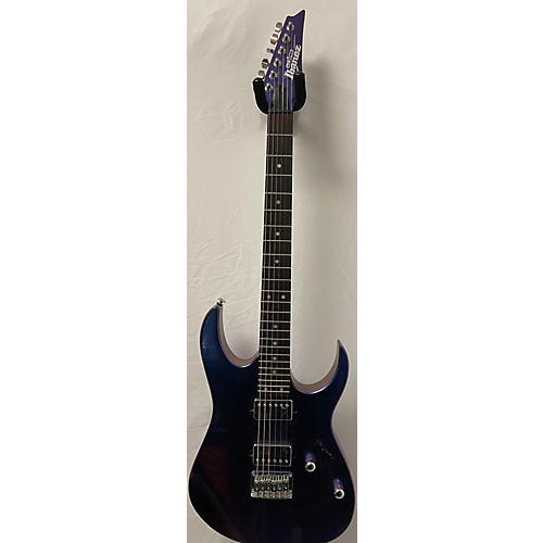 Ibanez Used Ibanez GRG121SP Solid Body Electric Guitar Blue Metal Chameleon