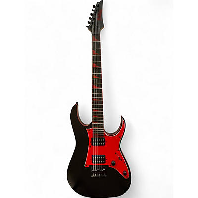 Used Ibanez GRG131DX Flat Black Solid Body Electric Guitar