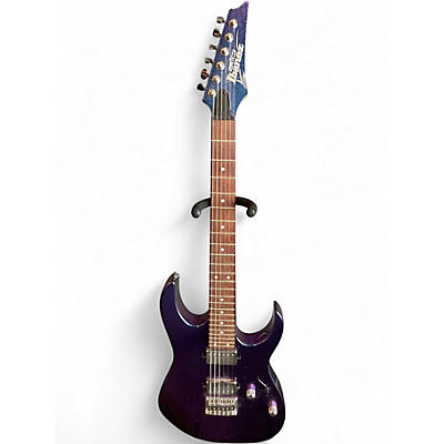 Used Ibanez GRG20Z Gio Blue Metal Chameleon Solid Body Electric Guitar