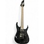 Used Ibanez GRG7221 7-STRING Black Solid Body Electric Guitar Black