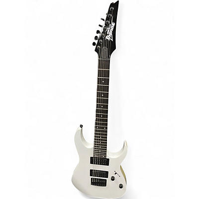 Used Ibanez GRG7221 7-String WHITE Solid Body Electric Guitar