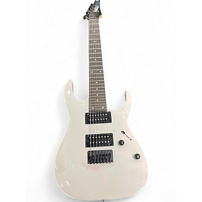Used Ibanez GRG7221 White Solid Body Electric Guitar