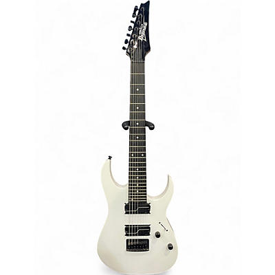 Used Ibanez GRG7221 White Solid Body Electric Guitar