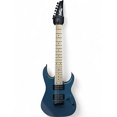 Used Ibanez GRG7221M GIO 7 STRING UPGRADED Pelham Blue Solid Body Electric Guitar