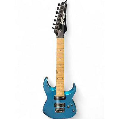 Used Ibanez GRG7221M GIO Metallic Light Blue Solid Body Electric Guitar