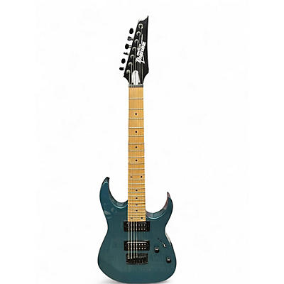 Used Ibanez GRG7221M Metallic Blue Solid Body Electric Guitar