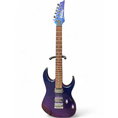 Used Ibanez GRG7221M Metallic Blue Solid Body Electric Guitar