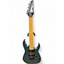Used Ibanez GRG7221M Metallic Blue Solid Body Electric Guitar Metallic Blue