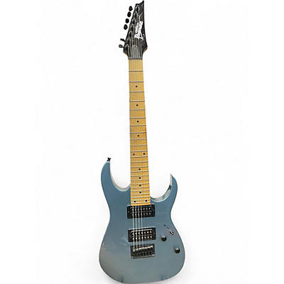 Used Ibanez GRG7221M Metallic Light Blue Solid Body Electric Guitar