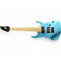Used Ibanez GRG7221M Metallic Light Blue Solid Body Electric Guitar Metallic Light Blue
