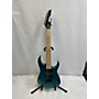 Used Ibanez Used Ibanez GRG7221M Metallic Teal Solid Body Electric Guitar Metallic Teal