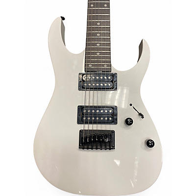 Used Ibanez GRG7221WH WHITE Solid Body Electric Guitar