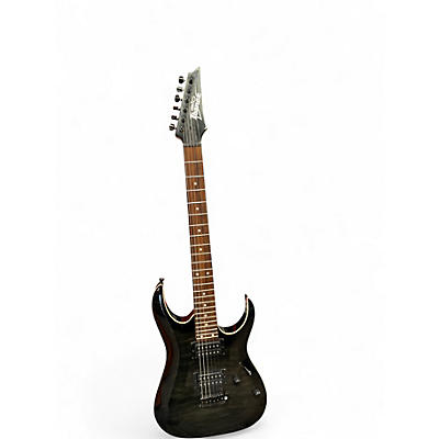 Used Ibanez GRGA120 GIO Trans Black Solid Body Electric Guitar