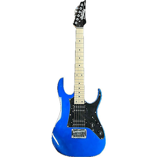 Ibanez Used Ibanez GRGM21M Blue Solid Body Electric Guitar Blue