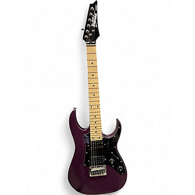 Used Ibanez GRGM21M Gio miKro Metallic Purple Solid Body Electric Guitar