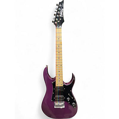 Used Ibanez GRGM21M Metallic Purple Solid Body Electric Guitar